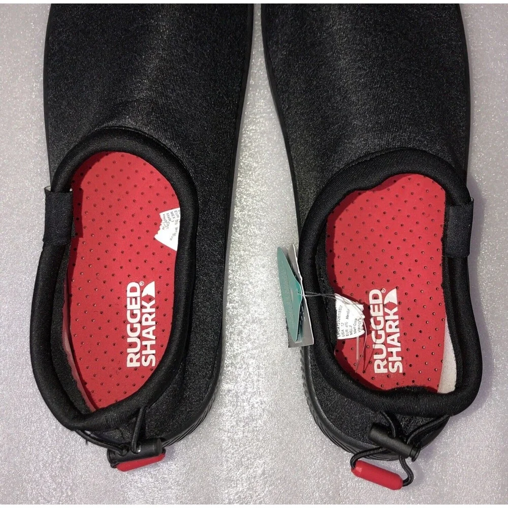 Rugged Shark‎ Mens Riptide Water Shoes Watermocs Traction Soles Comfort Size 12